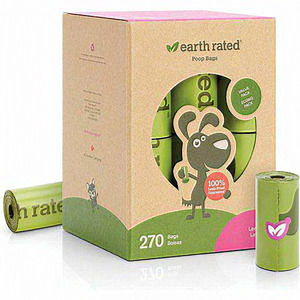 Dog 270 Count Lavender Scented Plastic Poop Bag Refill Rolls‎